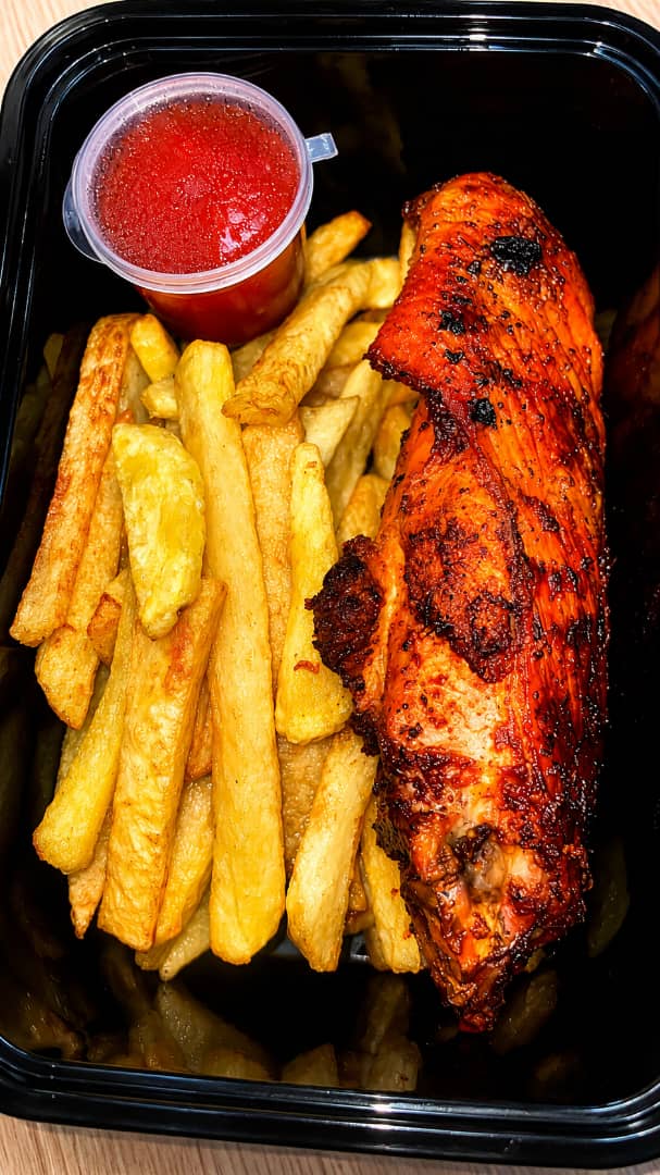 Sweet Potato Fries with Turkey from My Chef My Grill